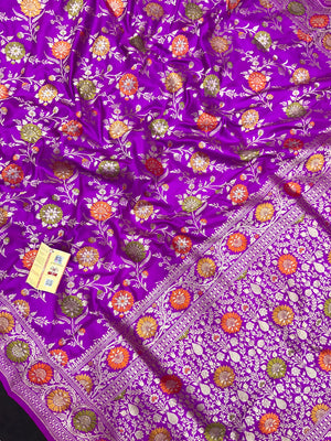 Pure Katan Silk Saree – Eternal Elegance for Every Occasion-Plain Pure Katan Silk