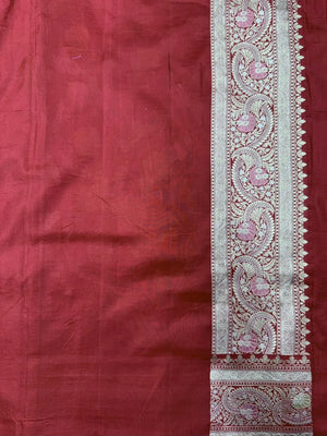Timeless Beauty Pure Kataan Silk Saree in Elegant Weave- Pure Katan Patola Tilfi