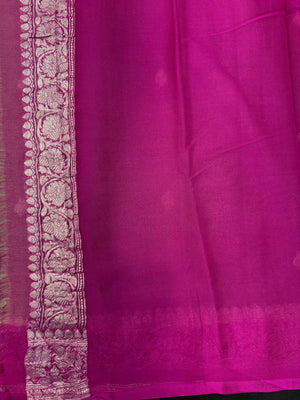 Banarasi Pure Khaddi Chiffon Saree