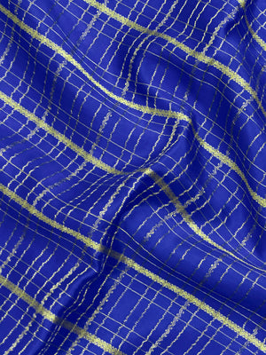 Pure Mysore silk saree with smooth texture and zari border – perfect for weddings and festive wear