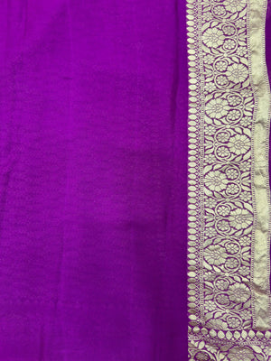 Charming Pure Georgette Silk Saree with Smooth Texture (Velvet)