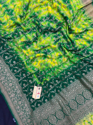 Pure Banarasi Crepe Silk Saree