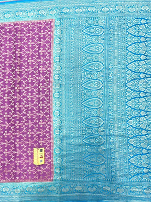 Pure Banarasi Crepe Saree