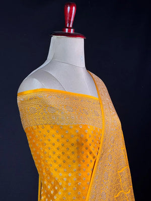 Pure Banarasi Crepe Saree