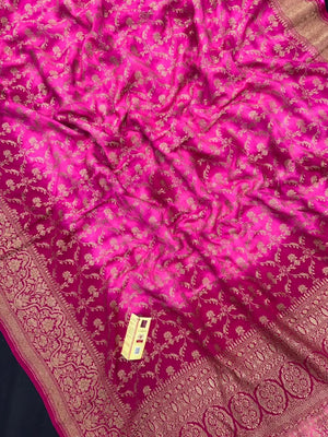 Pure Banarasi Crepe Silk Saree