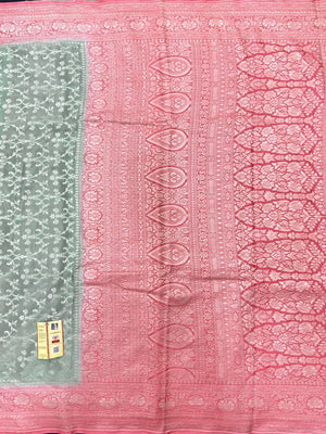 Pure Banarasi Crepe Saree