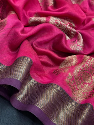 Pure Chinya Silk Saree – SP2