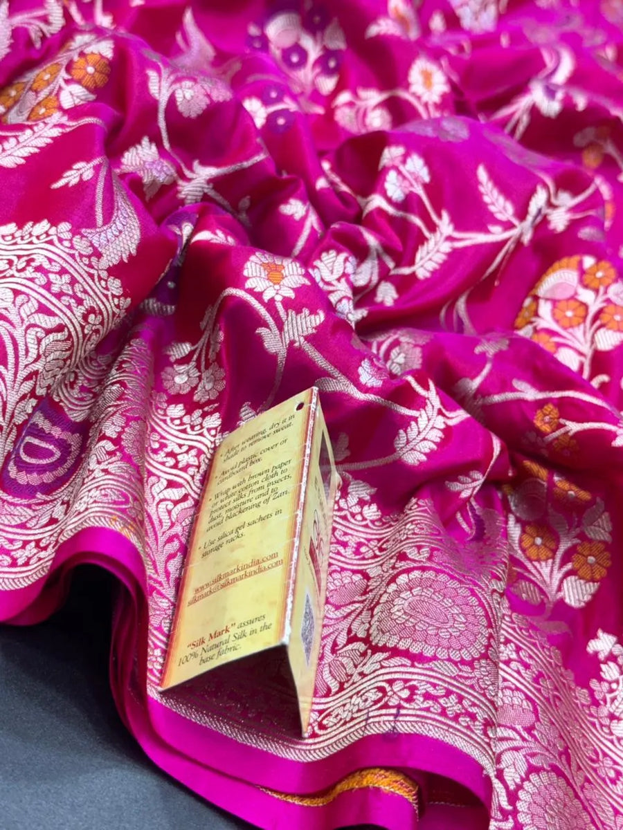 Eternal Grace in Pure Katan Patola Silk Saree