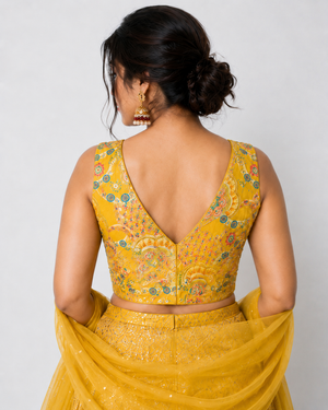 Royal Threadwork Georgette Ready-Made Blouse