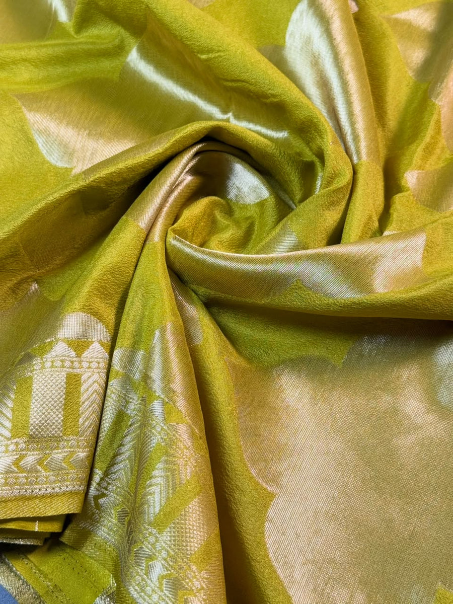 Soft Georgette Silk Saree with Zari Border