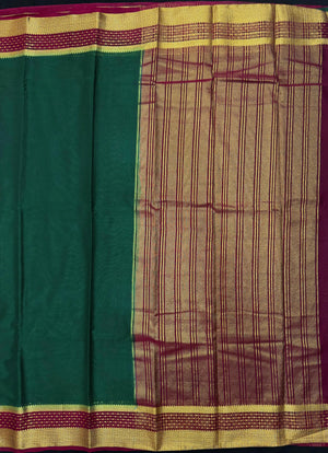 Radiant Charm in Semi Mysore Crepe Silk Saree (RMS Crape)