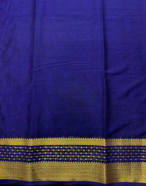 Radiant Charm in Semi Mysore Crepe Silk Saree (RMS Crape)