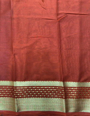 Radiant Charm in Semi Mysore Crepe Silk Saree (RMS Crape)