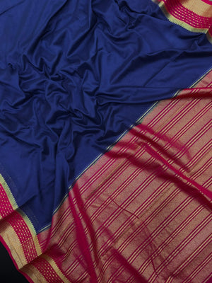 Radiant Charm in Semi Mysore Crepe Silk Saree (RMS Crape)