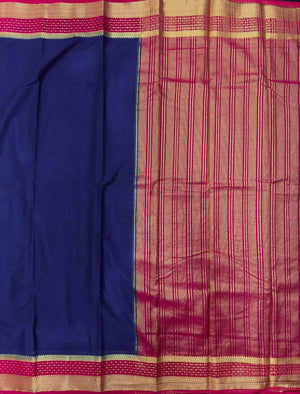 Radiant Charm in Semi Mysore Crepe Silk Saree (RMS Crape)