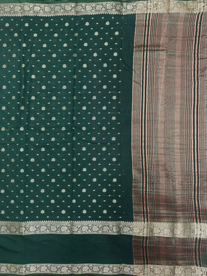 Handcrafted Semi Mysore Crepe Silk Saree – Perfect Festive Wear (RMS Crape)