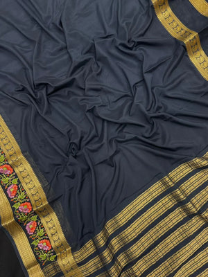 Crepe Silk Partywear-Rangeela crape