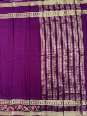 Crepe Silk Partywear-Rangeela crape