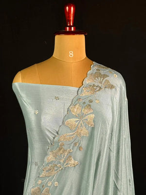 Soft Tussar Saree Everyday Sophistication-(Rasmali Silk)