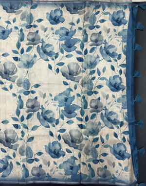 Designer Tussar Silk Saree with Beautiful Patterns (Rekha)