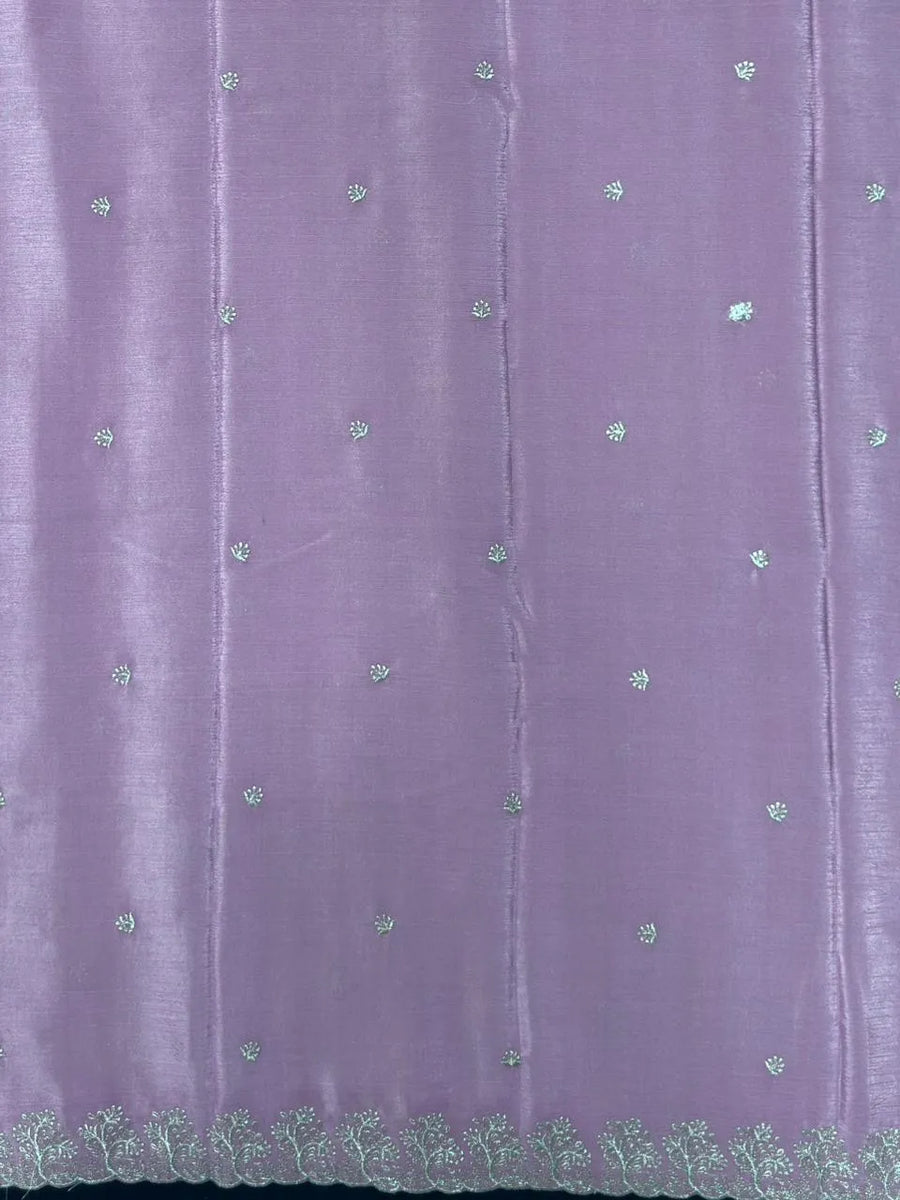 Soft Flowing Georgette Crush Saree for Elegant Look-Royal Rose