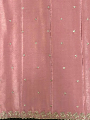 Soft Flowing Georgette Crush Saree for Elegant Look-Royal Rose