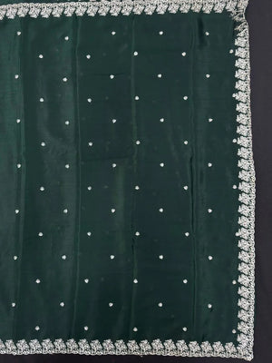 Soft Flowing Georgette Crush Saree for Elegant Look-Royal Rose