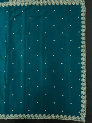 Soft Flowing Georgette Crush Saree for Elegant Look-Royal Rose