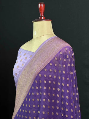 Fashionable 3D Textured Georgette Saree