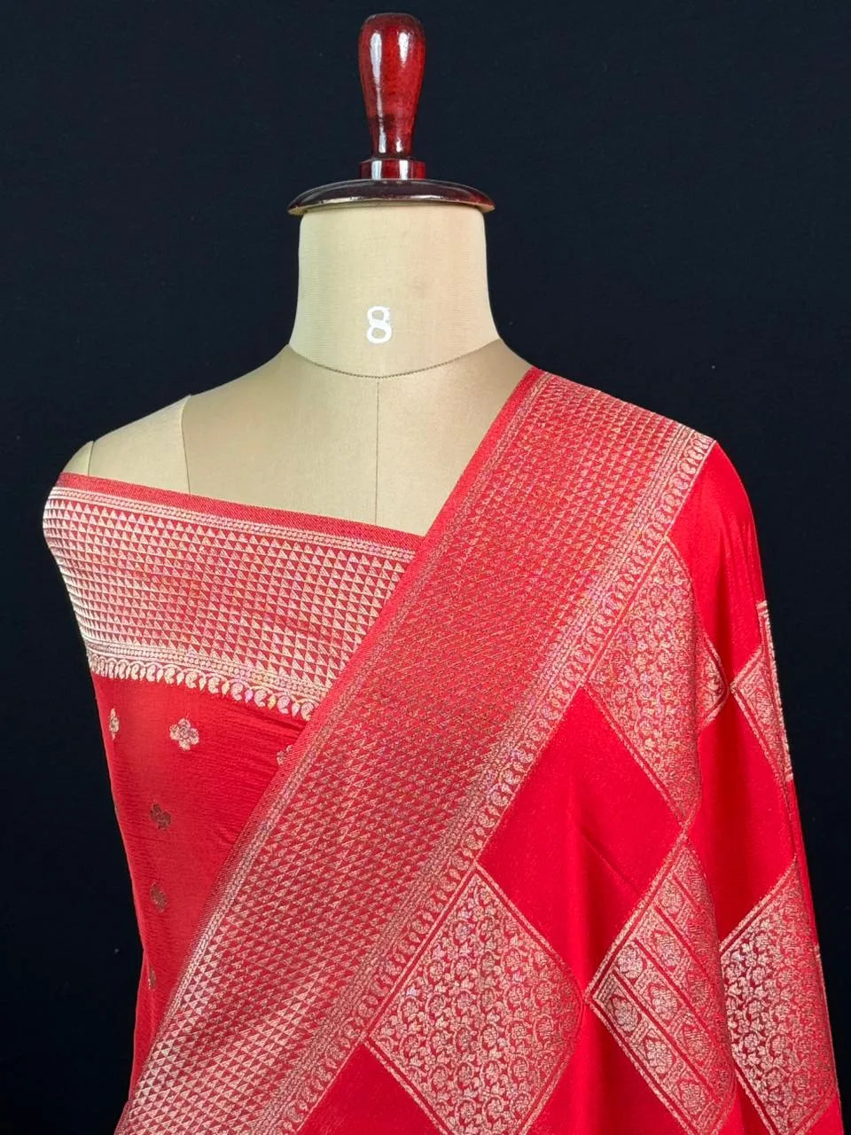 Partywear Semi Chiffon Saree – Chic & Stylish Look