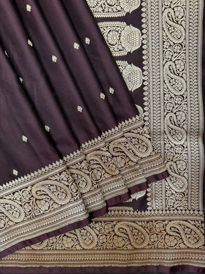 Vinice katan satin silk saree