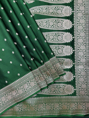 Vinice katan satin silk saree