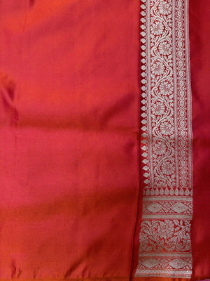 "Designer Venice Katan Satin Silk Saree with intricate Zari work, perfect for weddings and special occasions. Rich fabric and elegant craftsmanship."