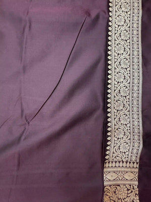 "Designer Venice Katan Satin Silk Saree with intricate Zari work, perfect for weddings and special occasions. Rich fabric and elegant craftsmanship."