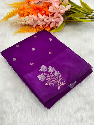 Regal Elegance Raw Silk Saree