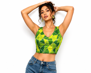 Rich Bandhani Silk Ethnic Unstitched Blouse Piece