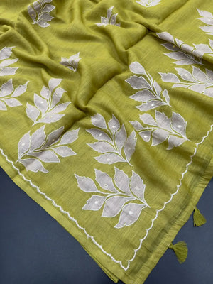 Linen Tusser Elegance-(SEQUENCE KING)