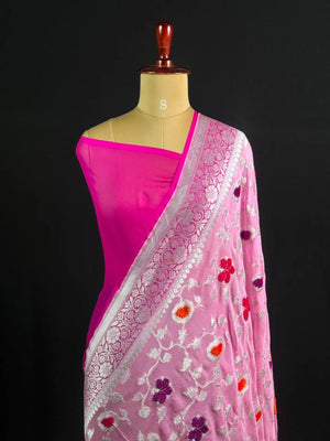 Charming Pure Georgette Silk Saree with Smooth Texture (Velvet)