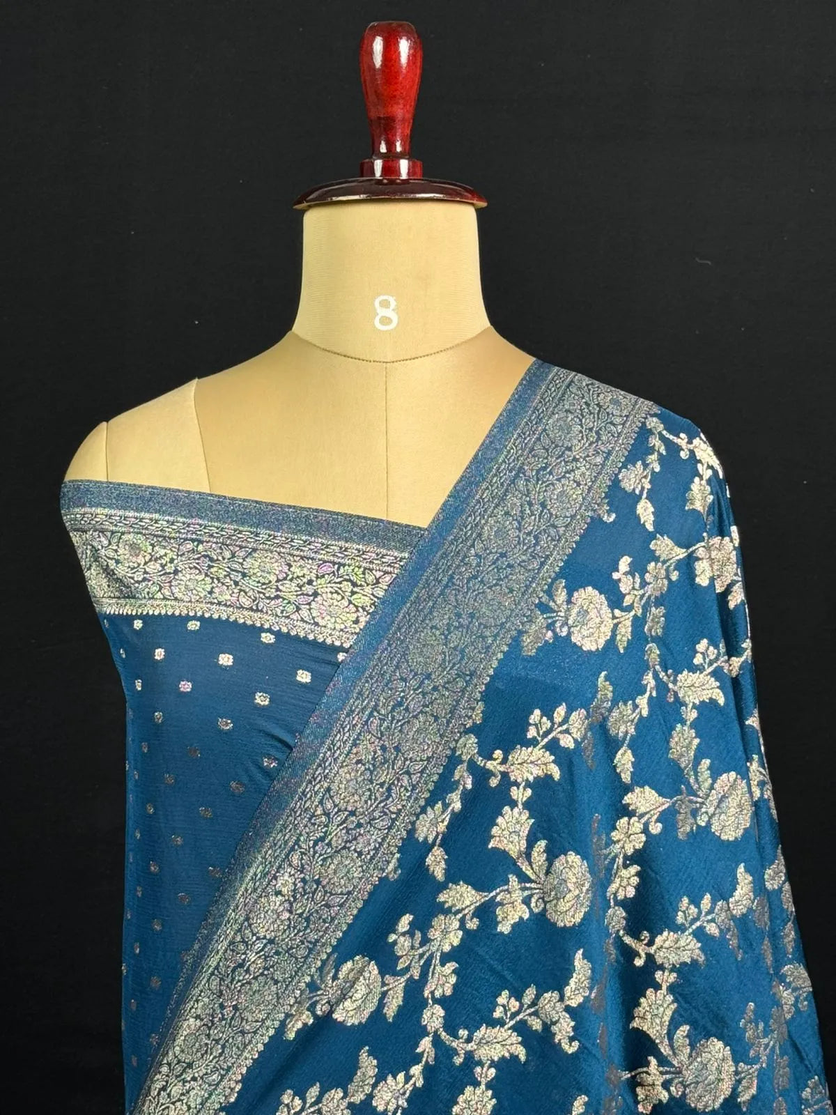 Designer Georgette Saree – A Touch of Modern Grace-Simran Jaal