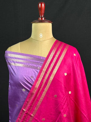 Premium Musk Tone Self Saree