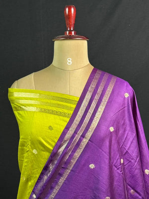 Premium Musk Tone Self Saree