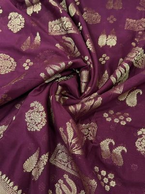 Elegant Semi Georgette Silk Saree with Rich Woven Border