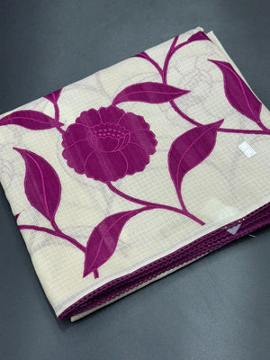 Soft & Sheer Semi Kota Organza Saree