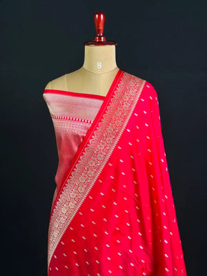 ST Antique Brocade Semi Katan Silk Saree