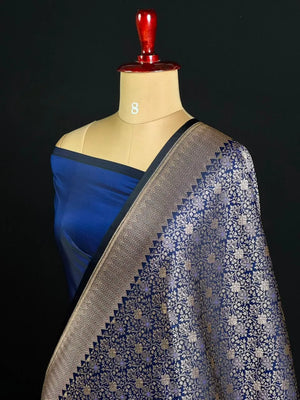ST Antique Brocade Semi Katan Silk Saree