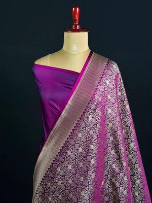ST Antique Brocade Semi Katan Silk Saree