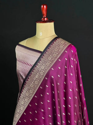 ST Antique Brocade Semi Katan Silk Saree