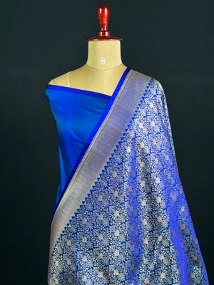 ST Antique Brocade Semi Katan Silk Saree