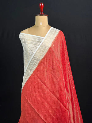 Semi Georgette Silk Saree for Women