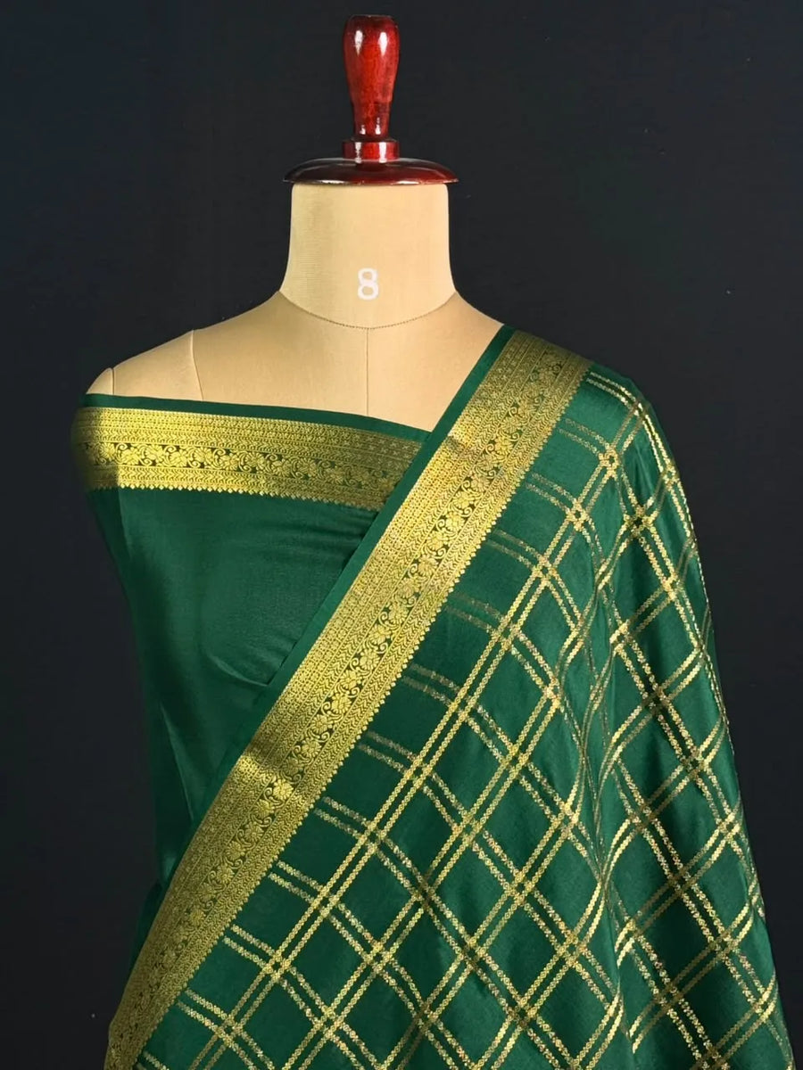 Royal Zari Checks Saree
